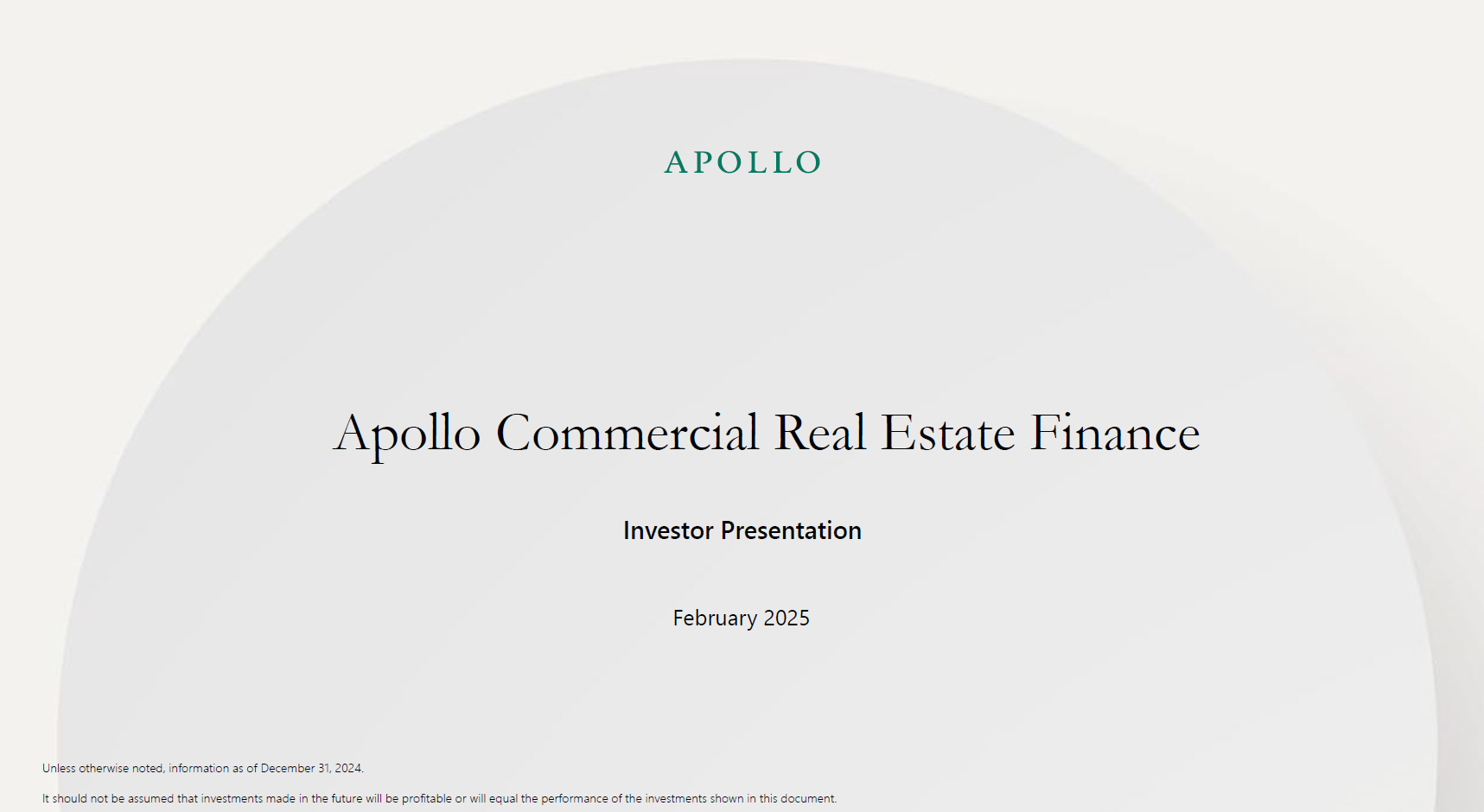 Investor Presentation