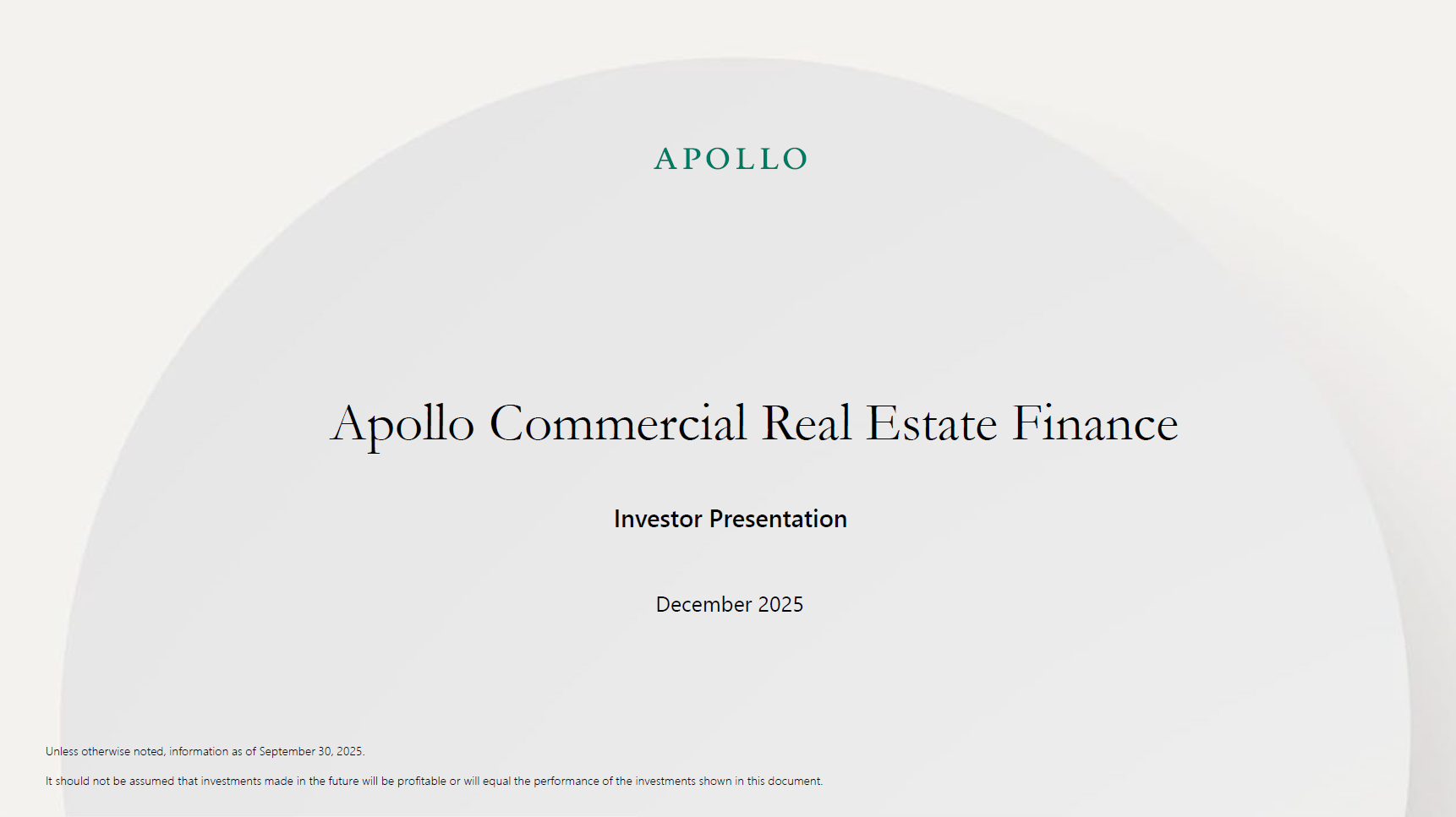 Investor Presentation